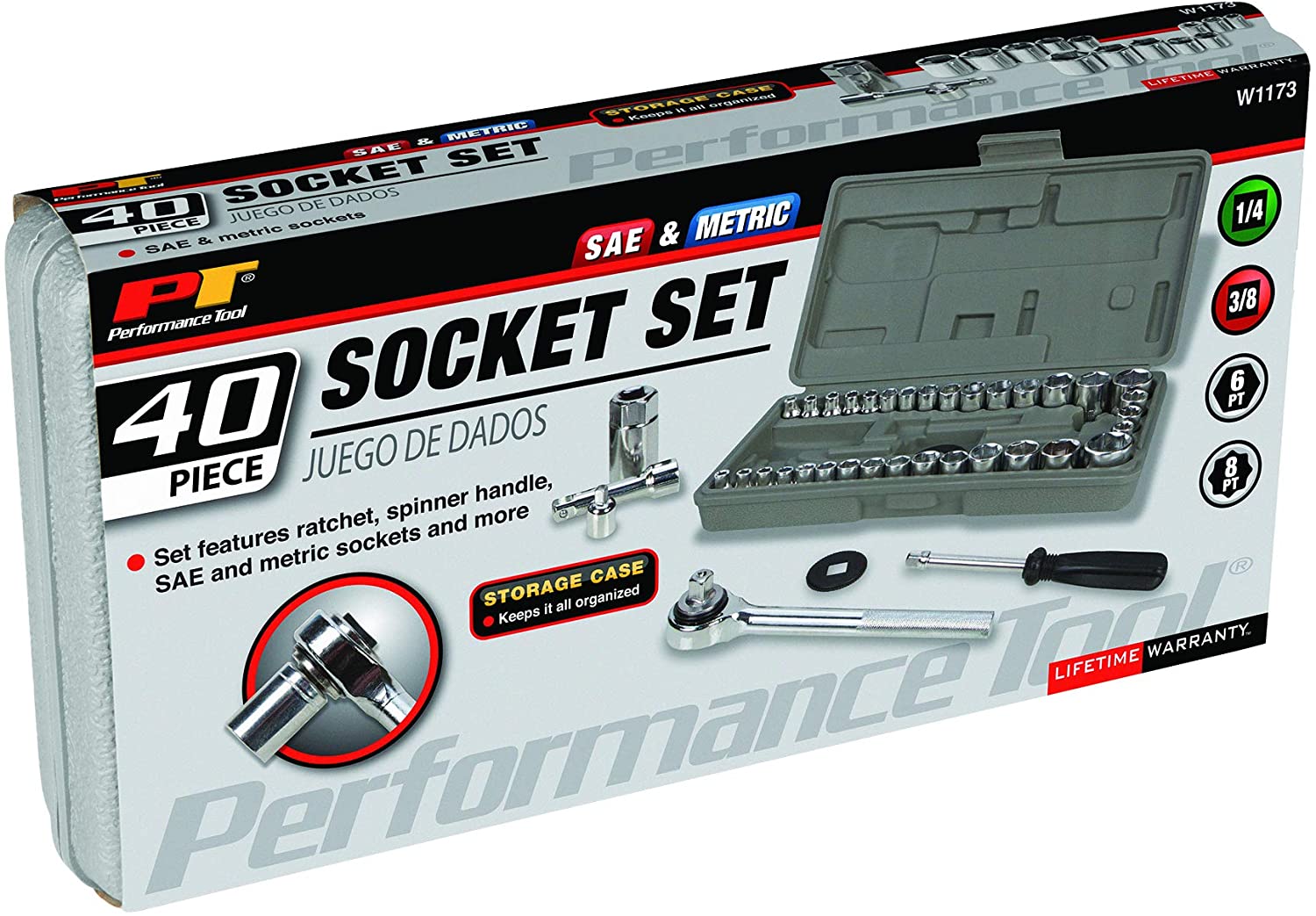 Socket Set, 40-Piece